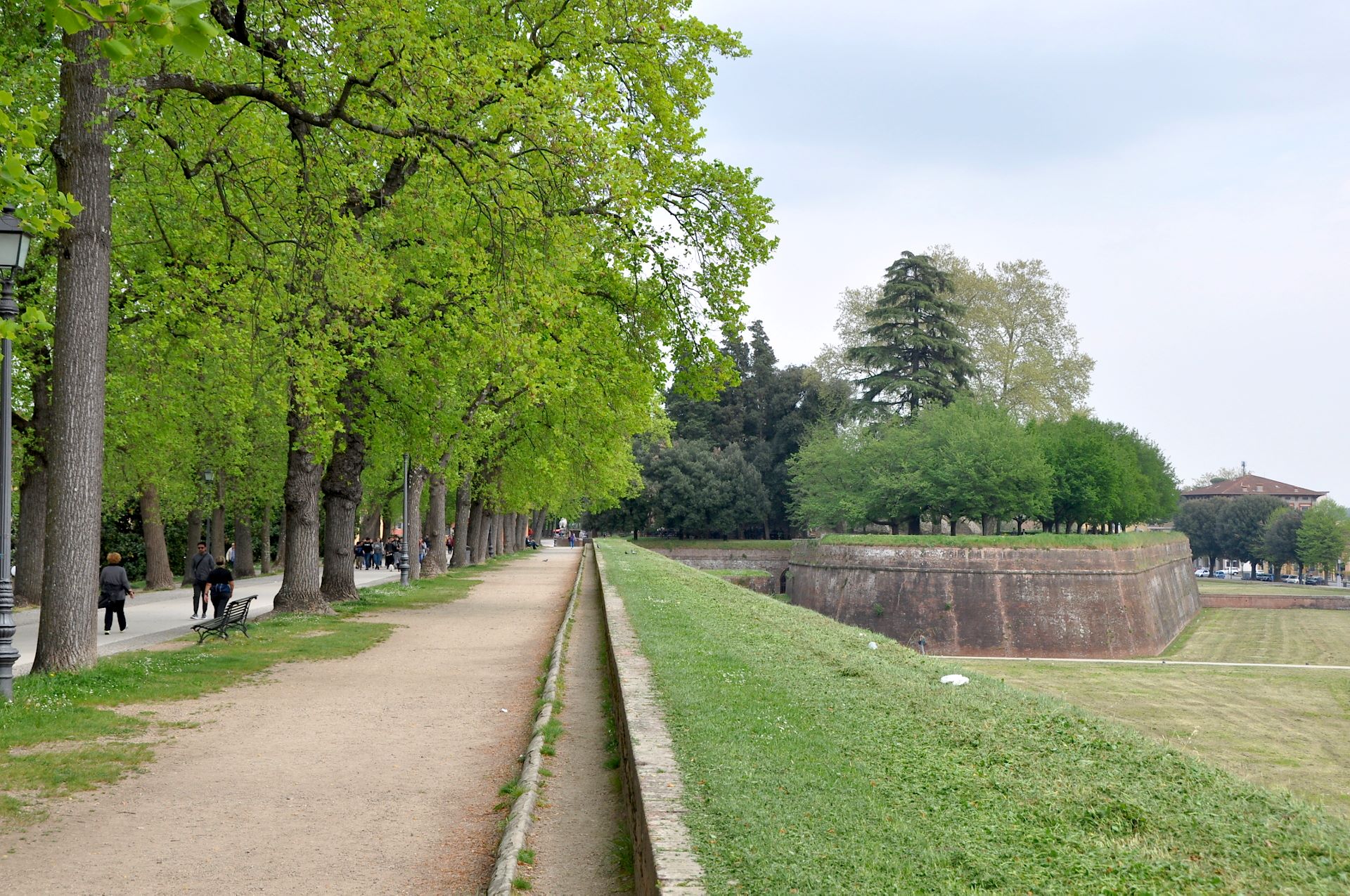 Lucca, city walls